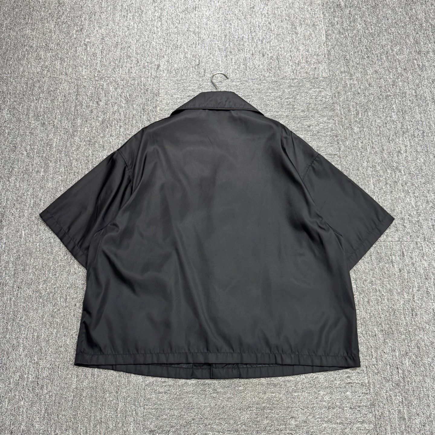 Prada Black Short-Sleeve Button-Front Shirt Size US M / EU 48-50 / 2 - 7 Thumbnail