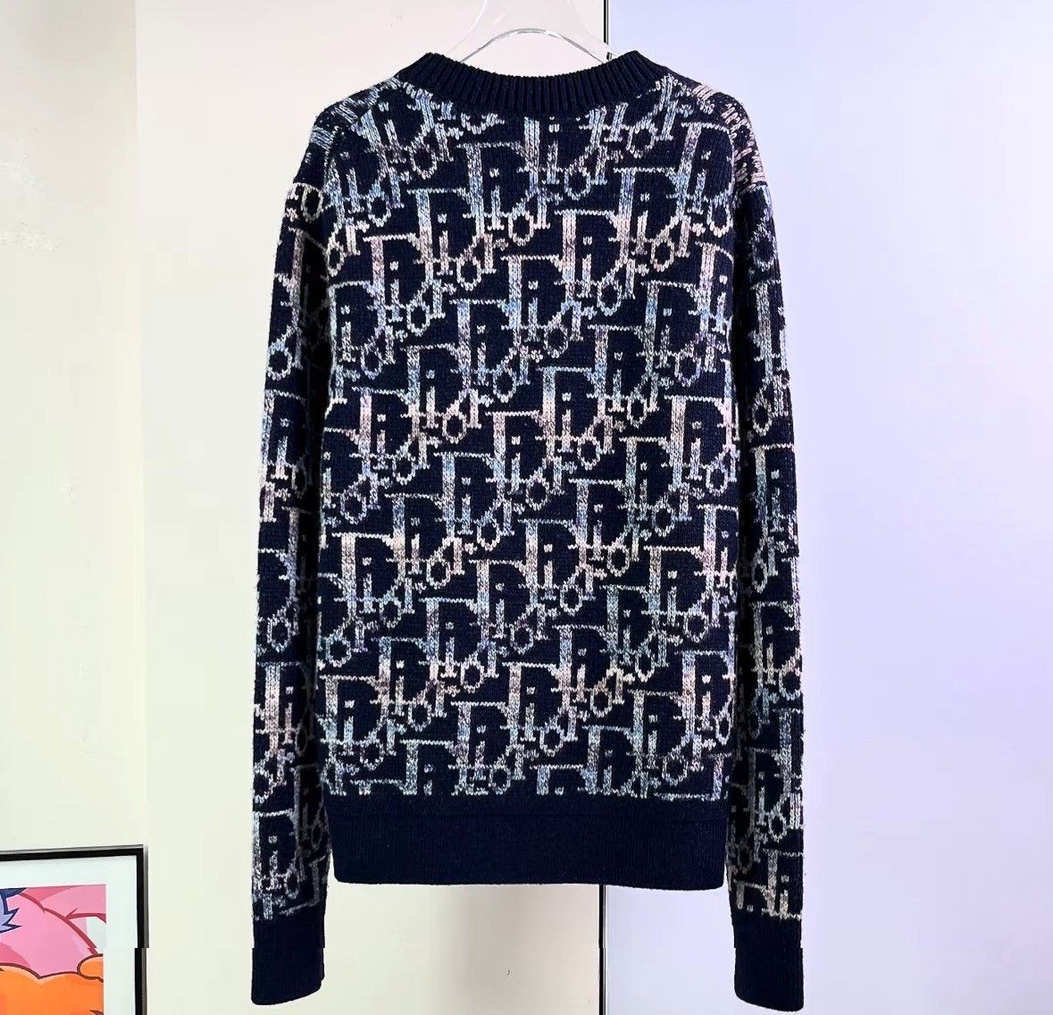 Dior Dior Dark Blue Logo Sweater Size US M / EU 48-50 / 2 - 2 Thumbnail