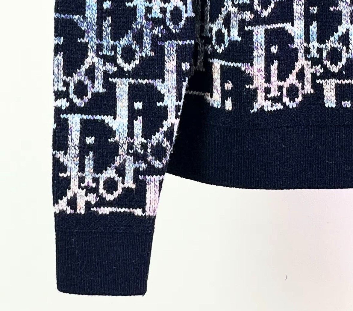 Dior Dior Dark Blue Logo Sweater Size US M / EU 48-50 / 2 - 3 Thumbnail