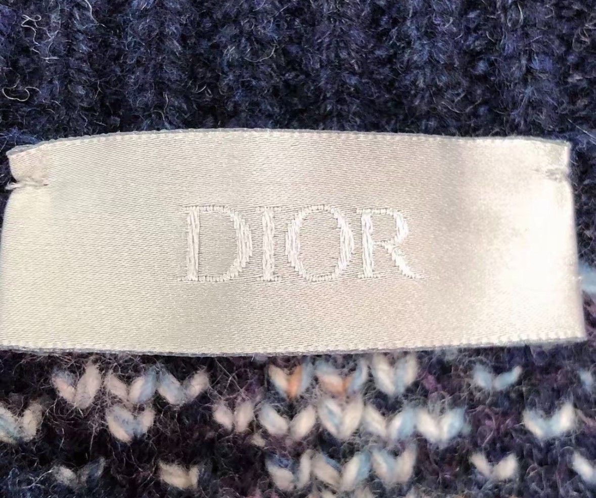 Dior Dior Dark Blue Logo Sweater Size US M / EU 48-50 / 2 - 6 Thumbnail