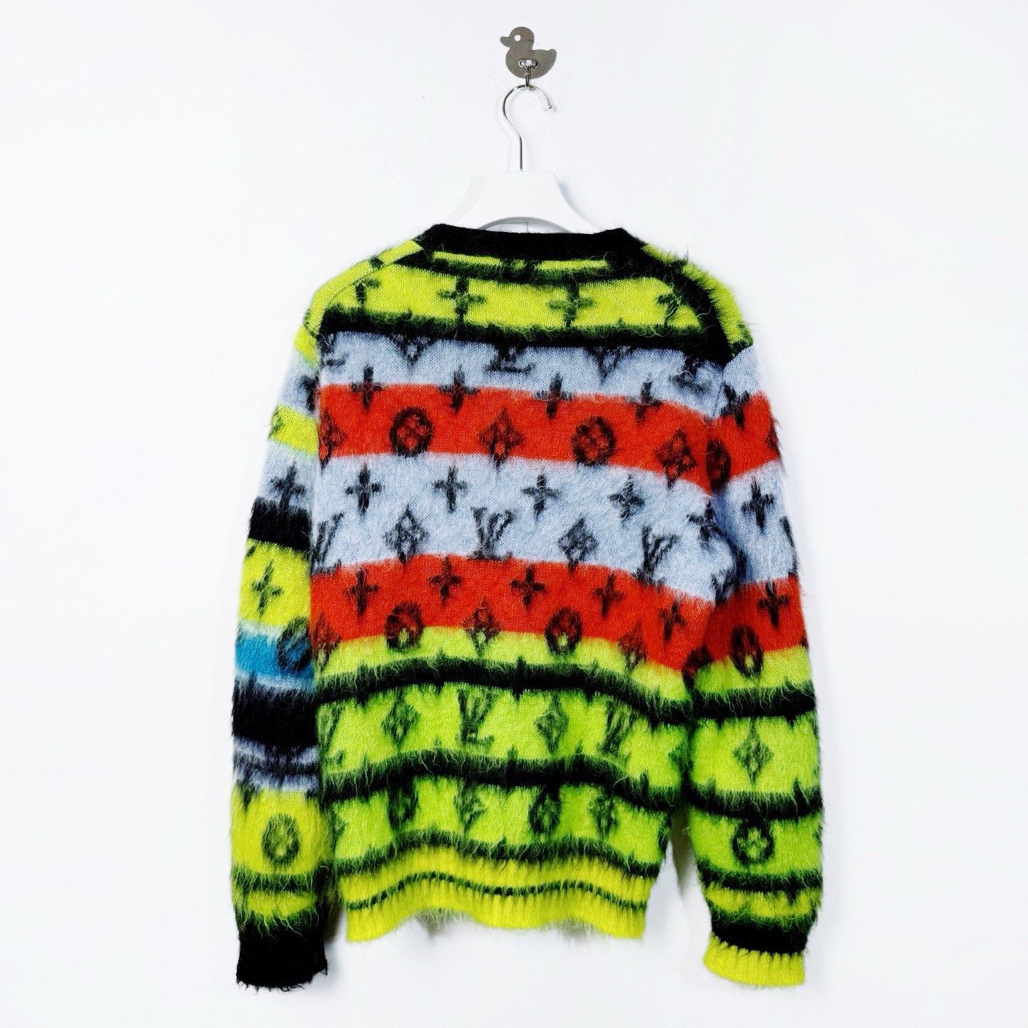 Louis Vuitton Louis Vuitton Colorful Monogram Mohair Cardigan Size M / US 6-8 / IT 42-44 - 2 Thumbnail