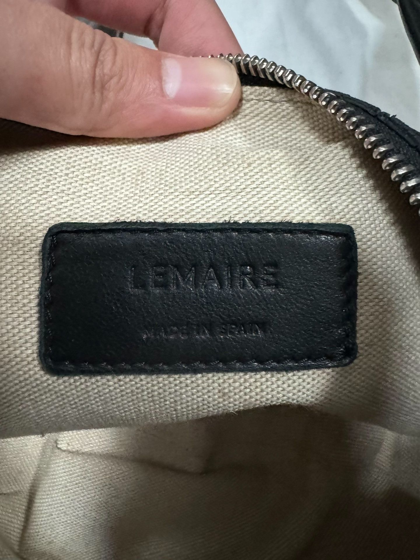 Lemaire Black Lemaire Small Horn Bag Size ONE SIZE - 8 Thumbnail