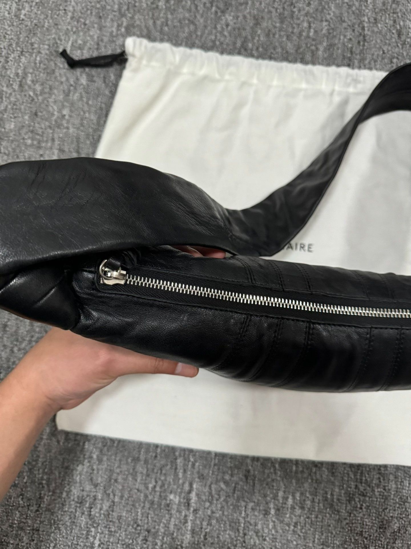 Lemaire Black Lemaire Small Horn Bag Size ONE SIZE - 6 Thumbnail