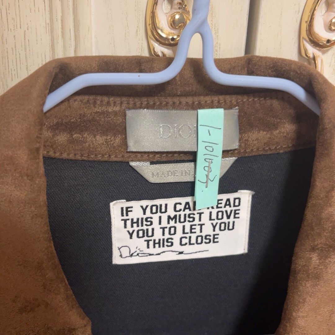Dior Dior Travis Scott Suede Shirt Size US S / EU 44-46 / 1 - 2 Thumbnail