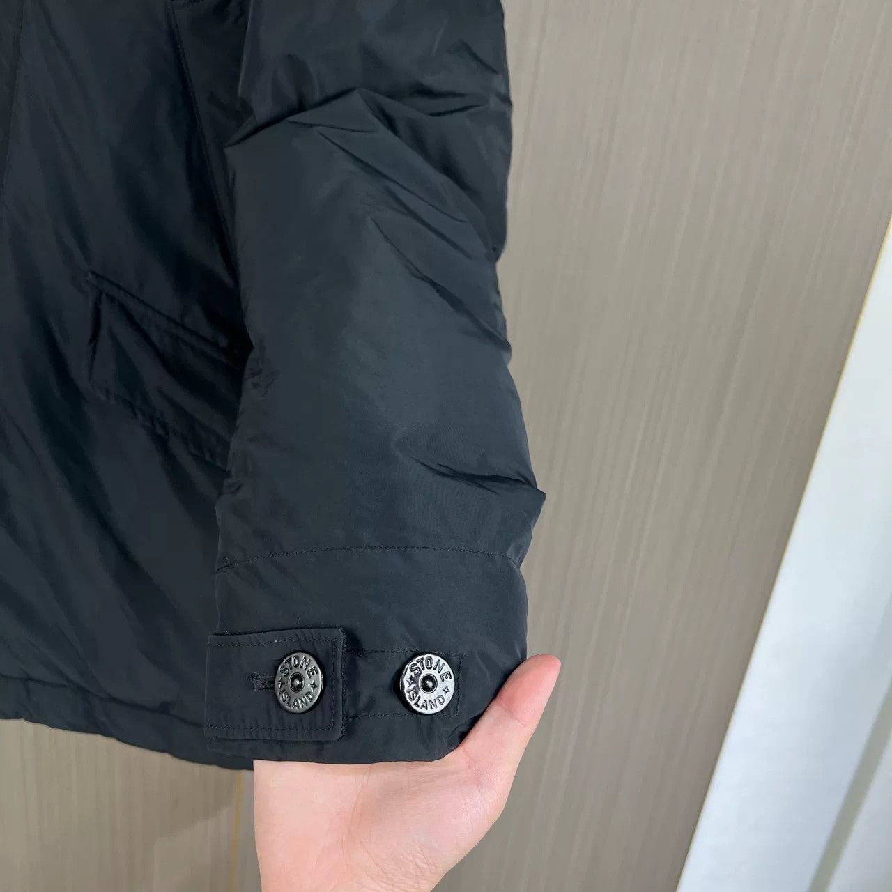 Stone Island Stone Island Black Down Jacket Size US L / EU 52-54 / 3 - 4 Thumbnail