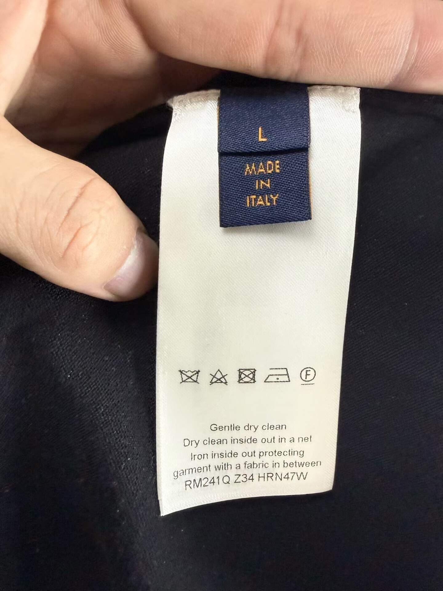 Louis Vuitton Louis Vuitton SS24 Black Knit Short-Sleeve Top Size US L / EU 52-54 / 3 - 4 Thumbnail