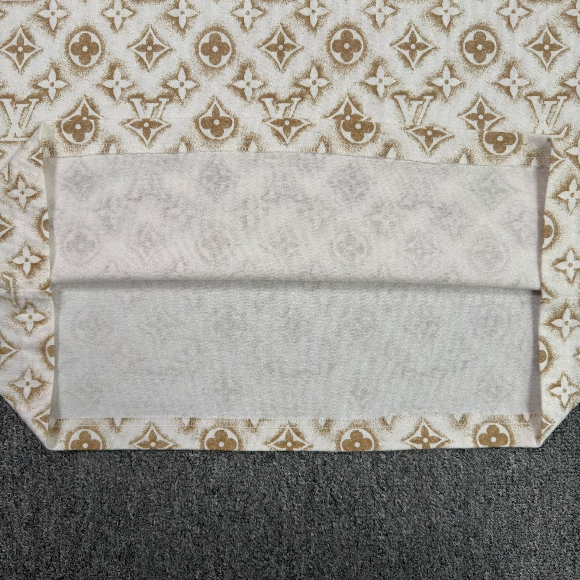 Louis Vuitton LV Beige All-Over Print Short-Sleeve Size US XL / EU 56 / 4 - 5 Thumbnail