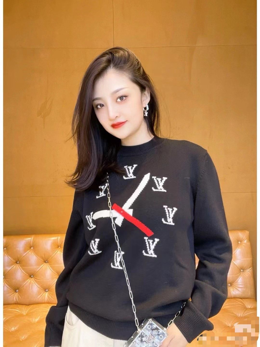 Louis Vuitton Louis Vuitton 23FW Clock Pattern Crewneck Size US L / EU 52-54 / 3 - 6 Thumbnail