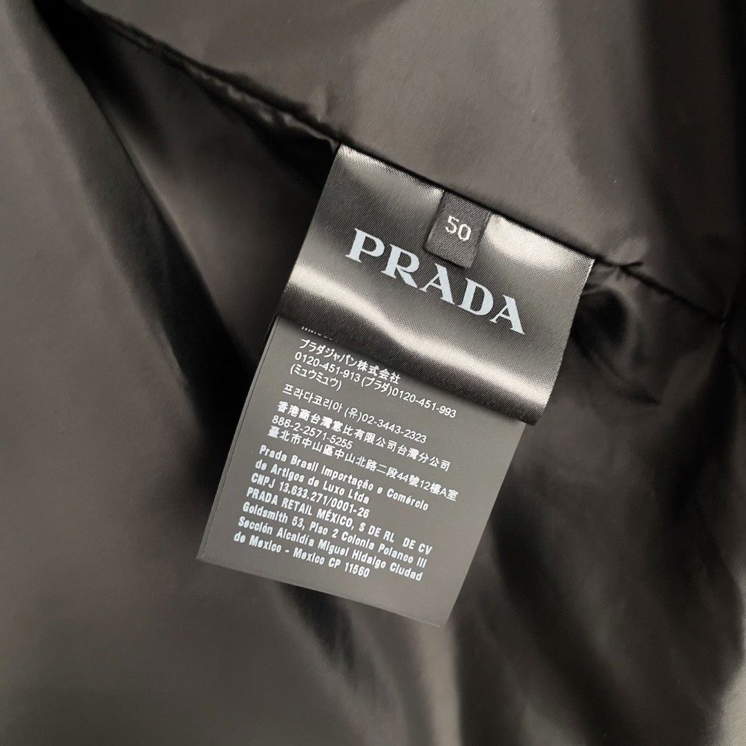 Prada Prada Men's Black Hooded Jacket Size US L / EU 52-54 / 3 - 5 Thumbnail