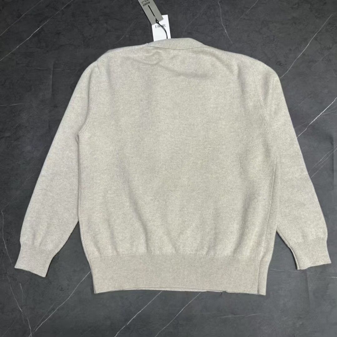 Dior Dior SS23 Beige High Neck Cardigan Size XXL / US 16-18 / IT 52-54 - 5 Thumbnail