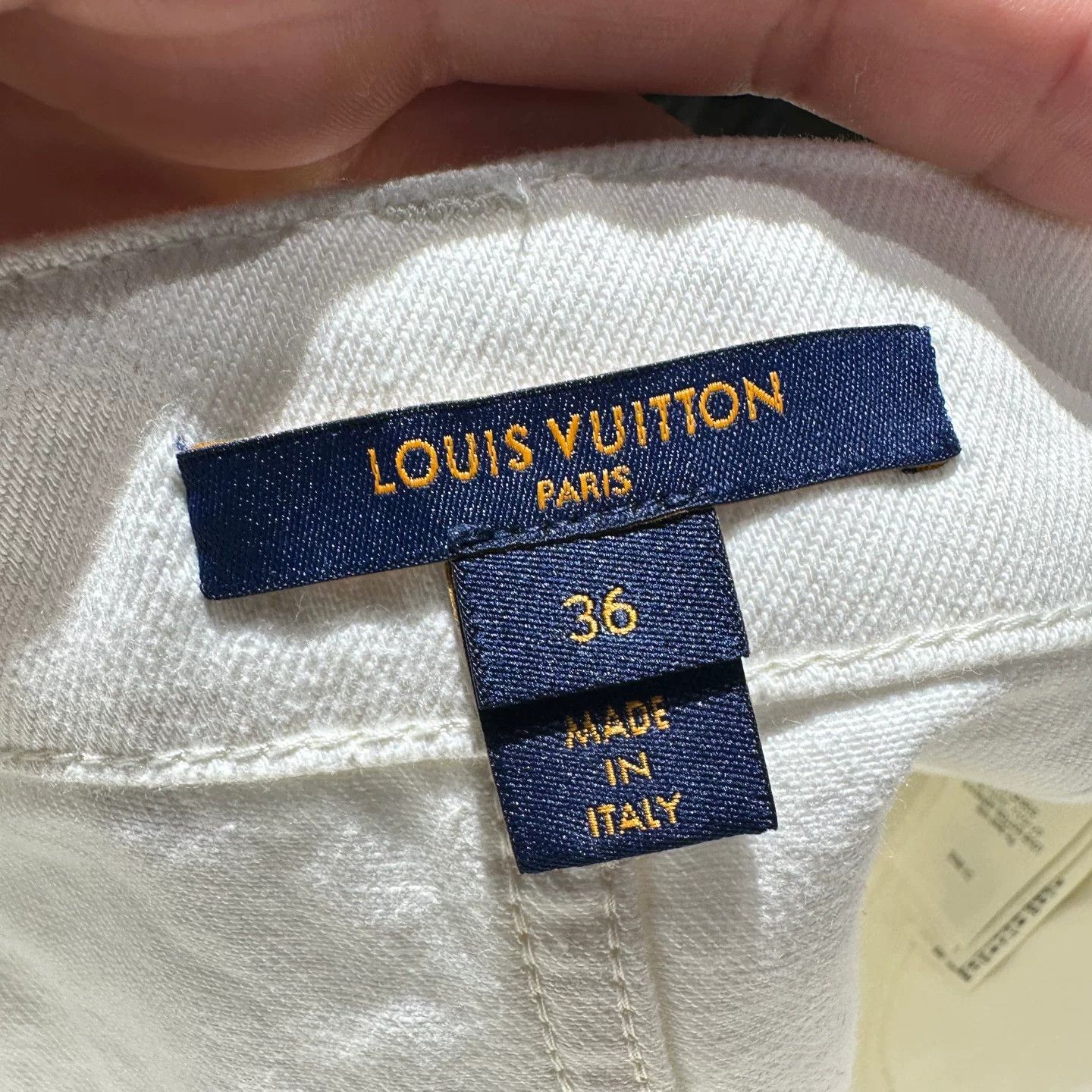 Louis Vuitton Louis Vuitton Monogram Pocket Denim Skirt Size 36" / US 14 / IT 50 - 3 Thumbnail