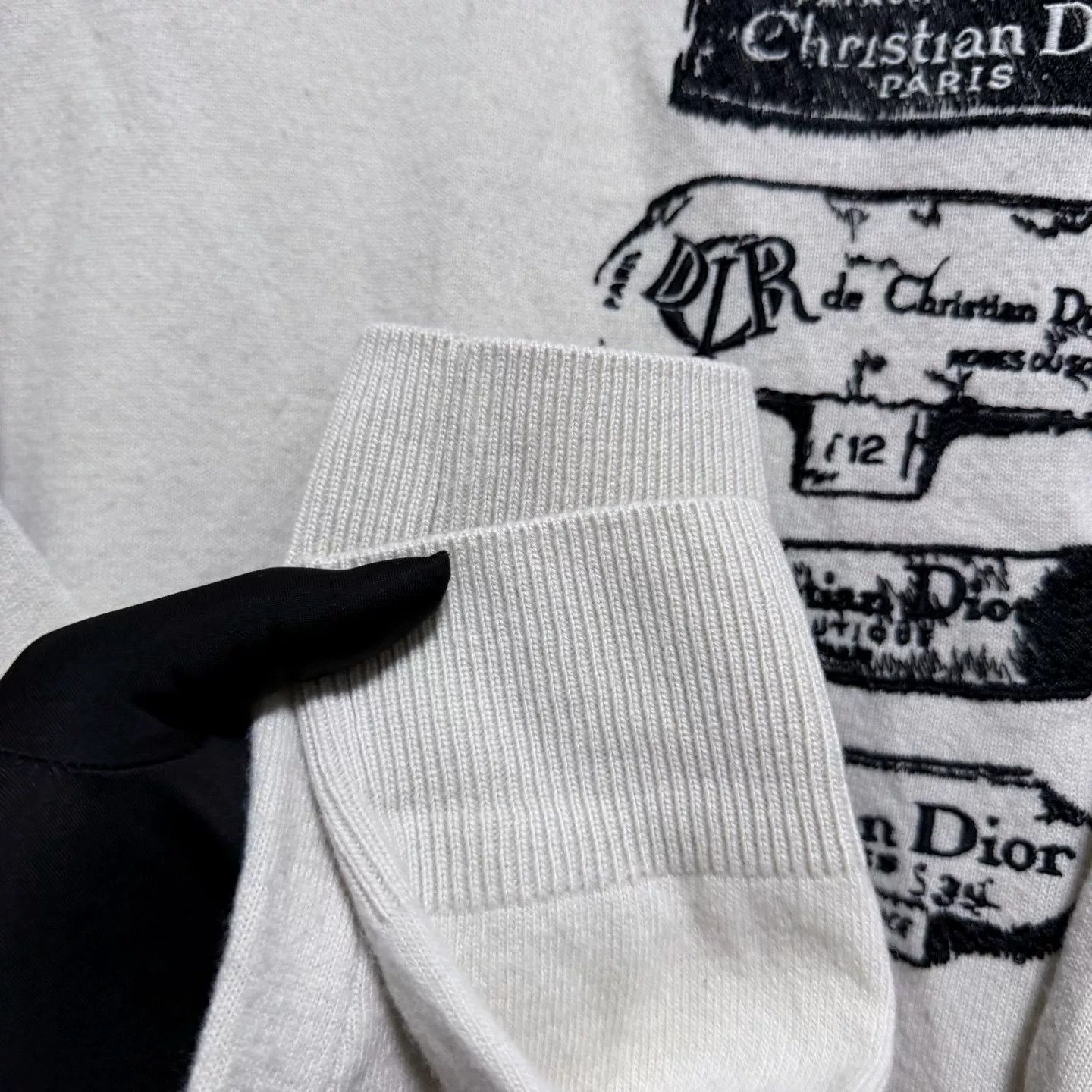 Dior Dior Logo Embroidery Wool Sweater Size US S / EU 44-46 / 1 - 3 Thumbnail