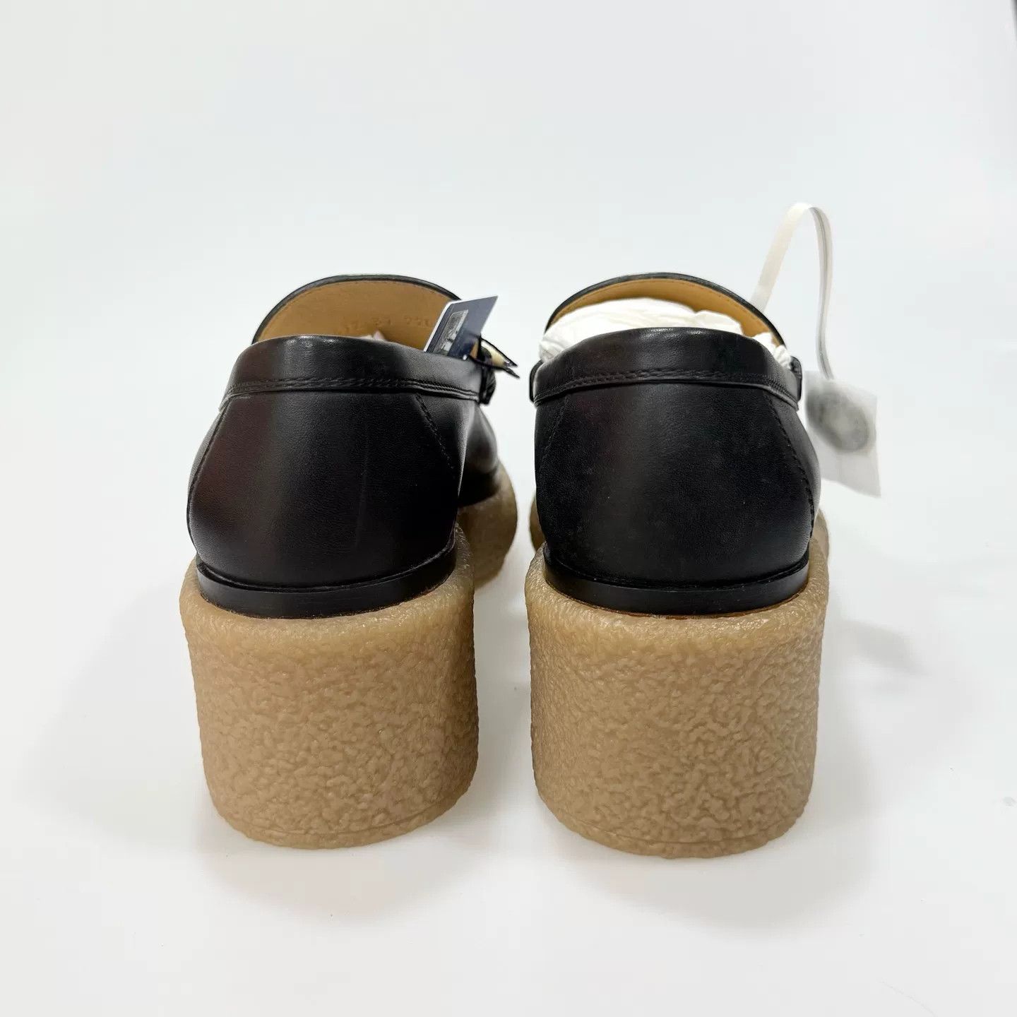 Hermes Hermes Black Leather Loafers Gold Buckle Size US 6 / IT 36 - 5 Thumbnail
