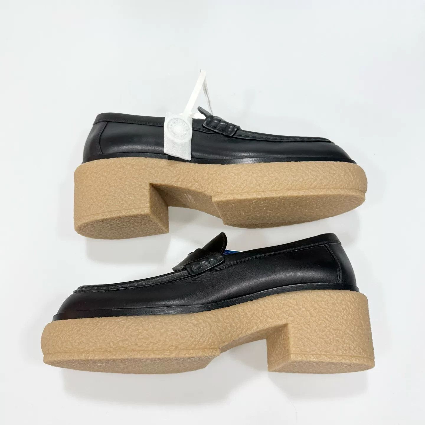 Hermes Hermes Black Leather Loafers Gold Buckle Size US 6 / IT 36 - 2 Thumbnail