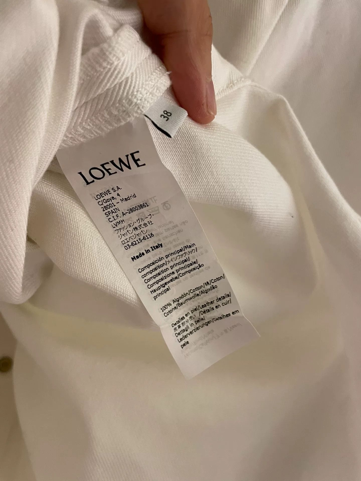Loewe Loewe Classic Collar Cotton Loose Coat Size S / US 4 / IT 40 - 7 Thumbnail