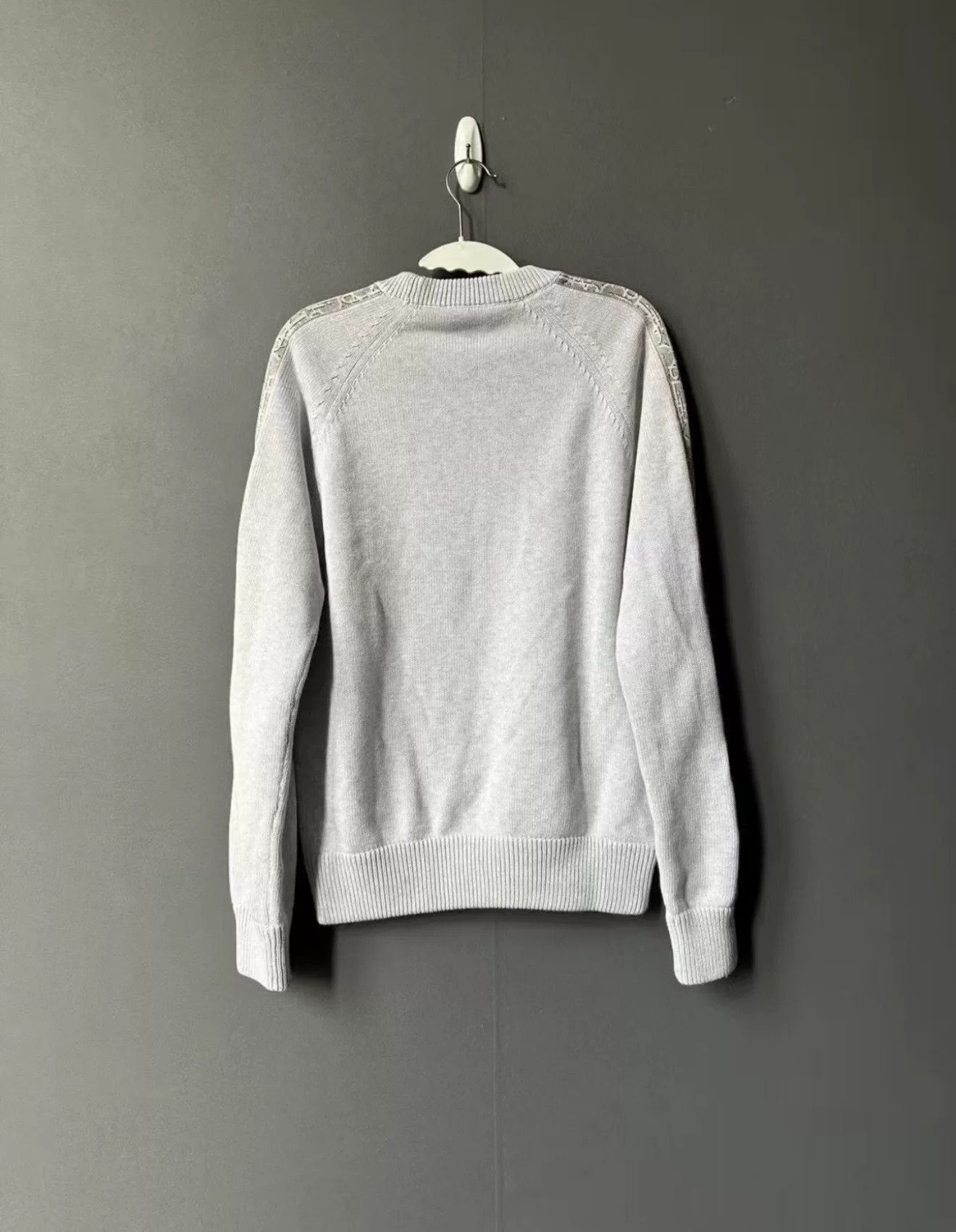 Dior Dior Light Gray Side Monogram Sweater Size XS / US 0-2 / IT 36-38 - 2 Thumbnail