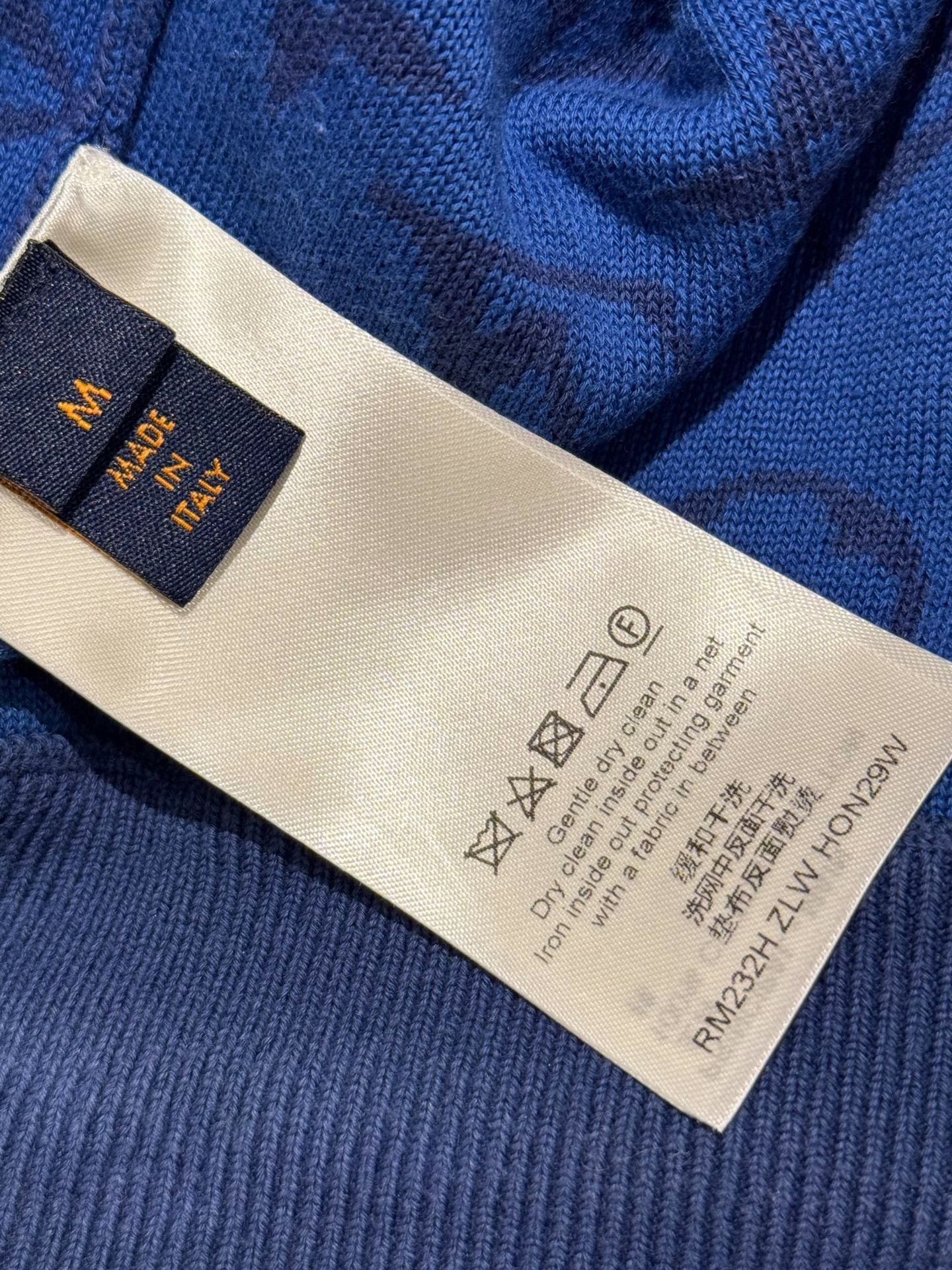 Louis Vuitton LV x Kusama Blue Logo Knit Shorts Size 38" / US 16 / IT 52 - 3 Thumbnail