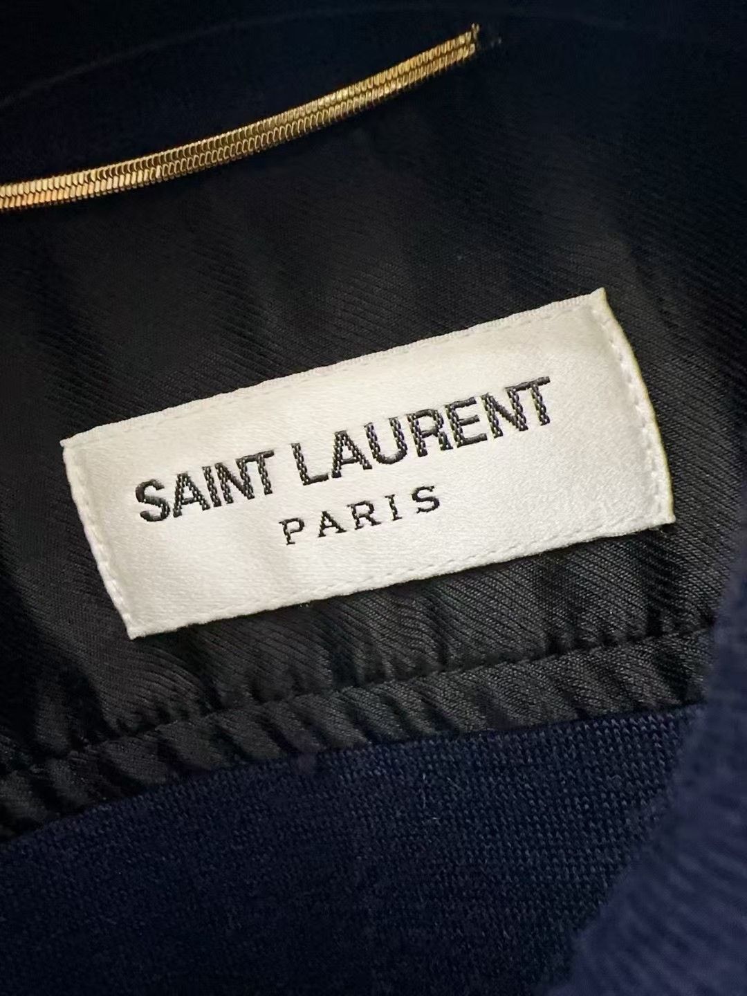 Yves Saint Laurent YSL Blue Classic Lapel Coat Size XXS / US 00 / IT 34 - 3 Thumbnail