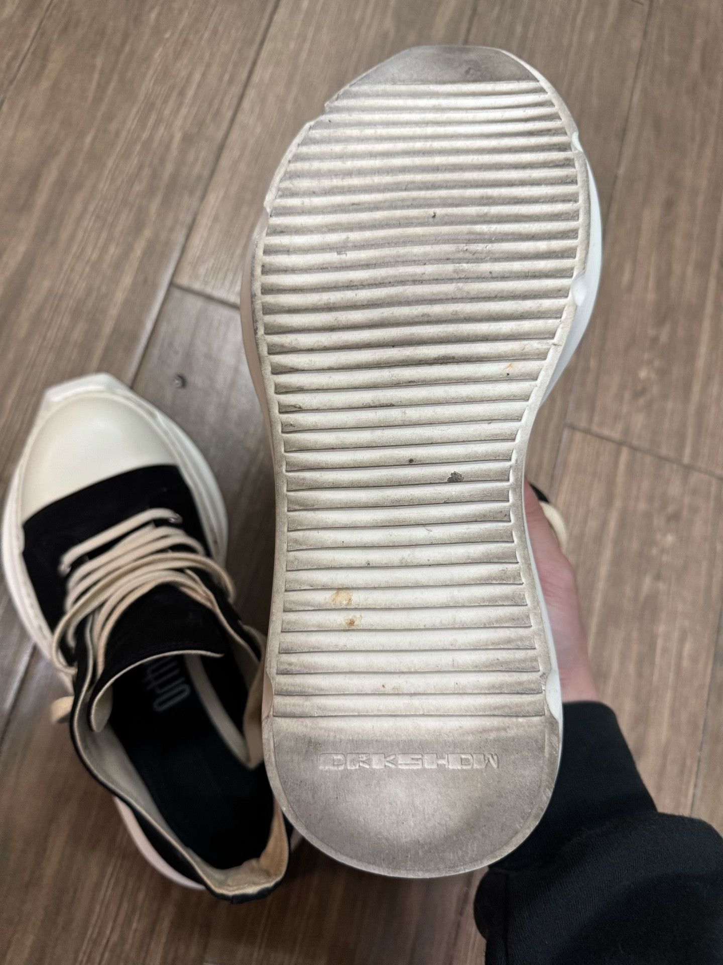 Rick Owens Drkshdw Rick Owens Drkshdw Black Lace-Up Shoes Size US 8 / EU 41 - 5 Thumbnail