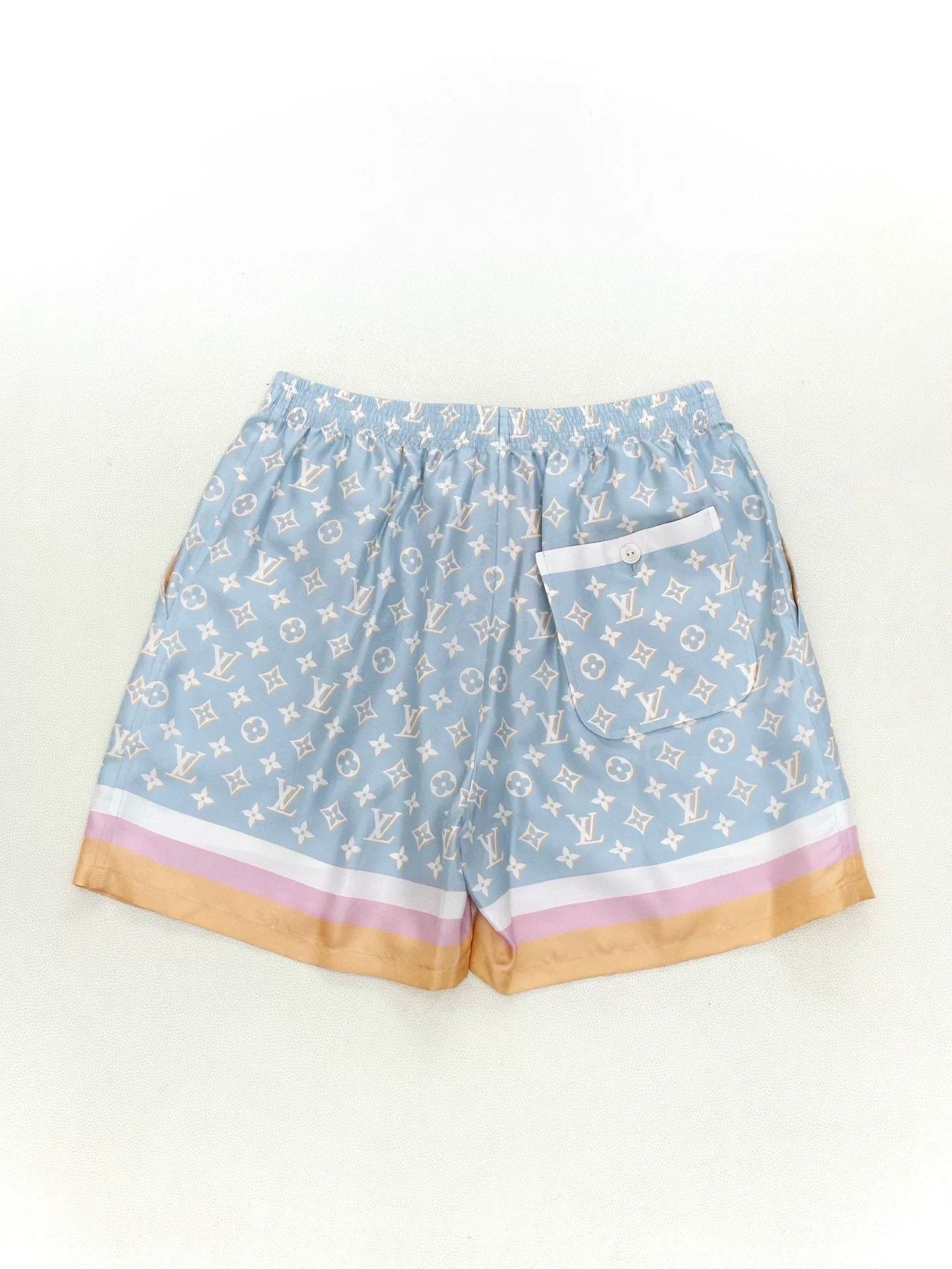 Louis Vuitton LV Logo Stripe Elastic Straight Shorts Size 34" / US 12 / IT 48 - 3 Thumbnail