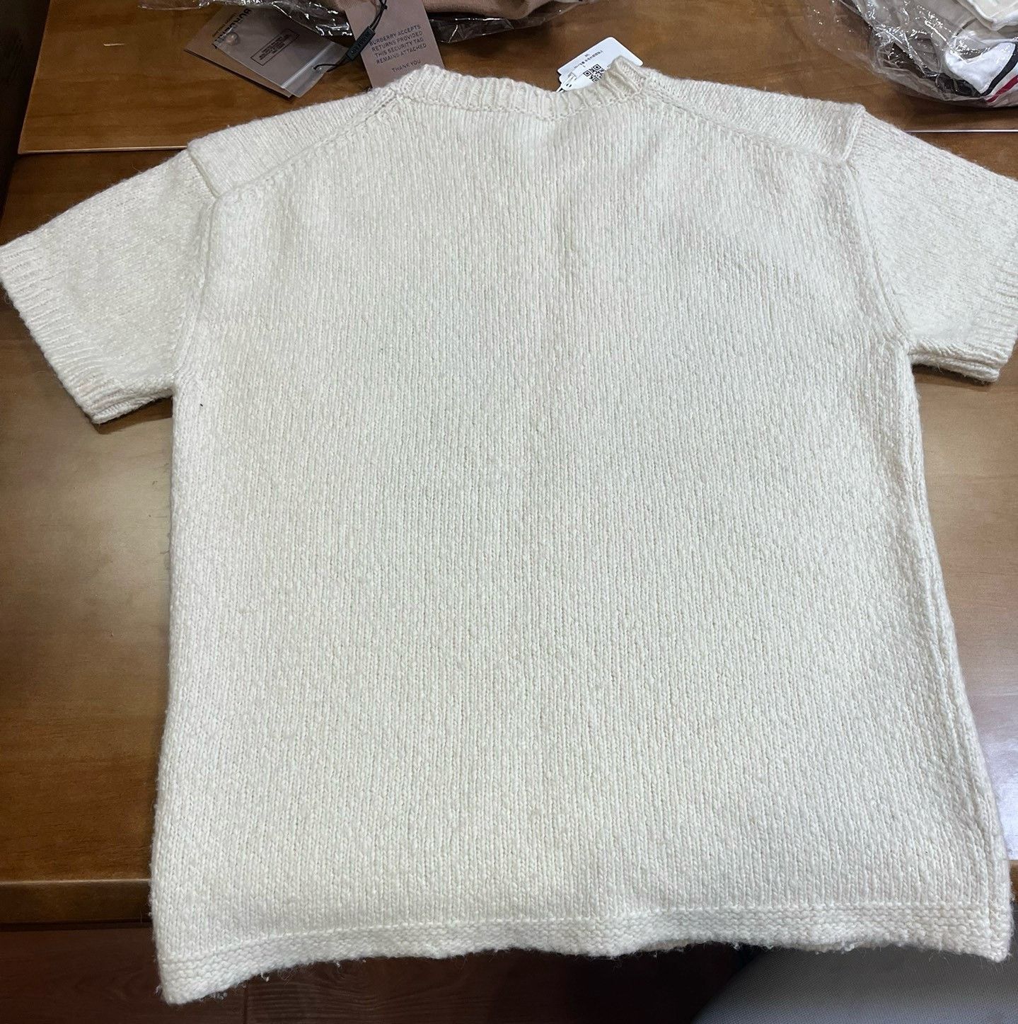 Dior Dior Wool Knit Short-Sleeve Top Size S / US 4 / IT 40 - 2 Thumbnail