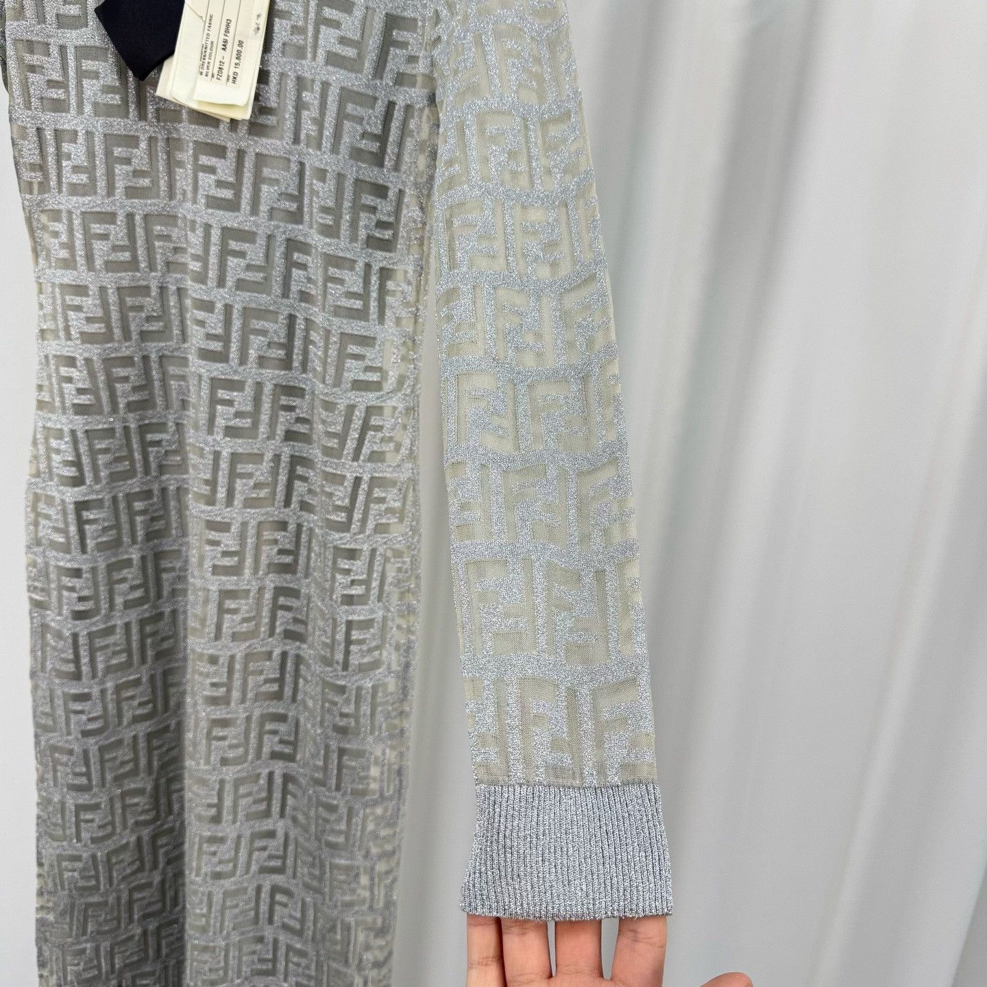 Fendi Fendi Full FF Print Double-Layer Dress Size M / US 6-8 / IT 42-44 - 4 Thumbnail