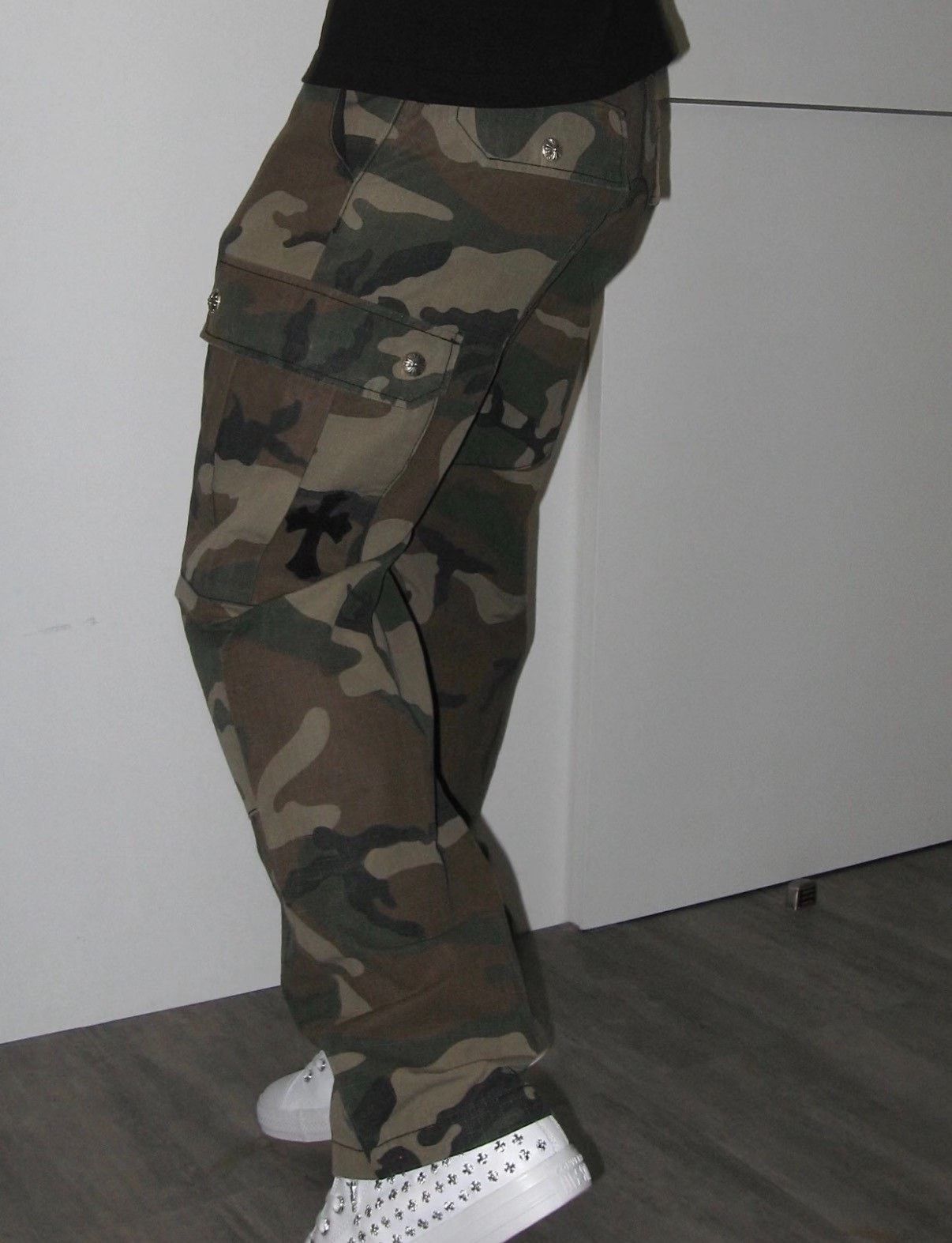Chrome Hearts Chrome Hearts Camo Cargo Pants Size US 27 - 7 Thumbnail