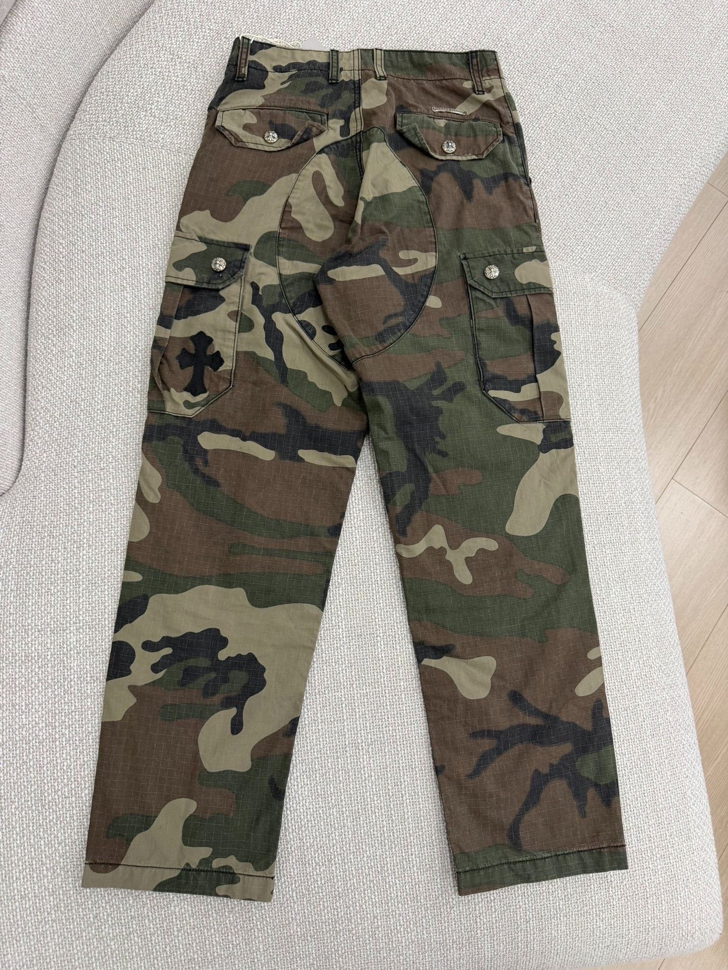 Chrome Hearts Chrome Hearts Camo Cargo Pants Size US 27 - 2 Thumbnail