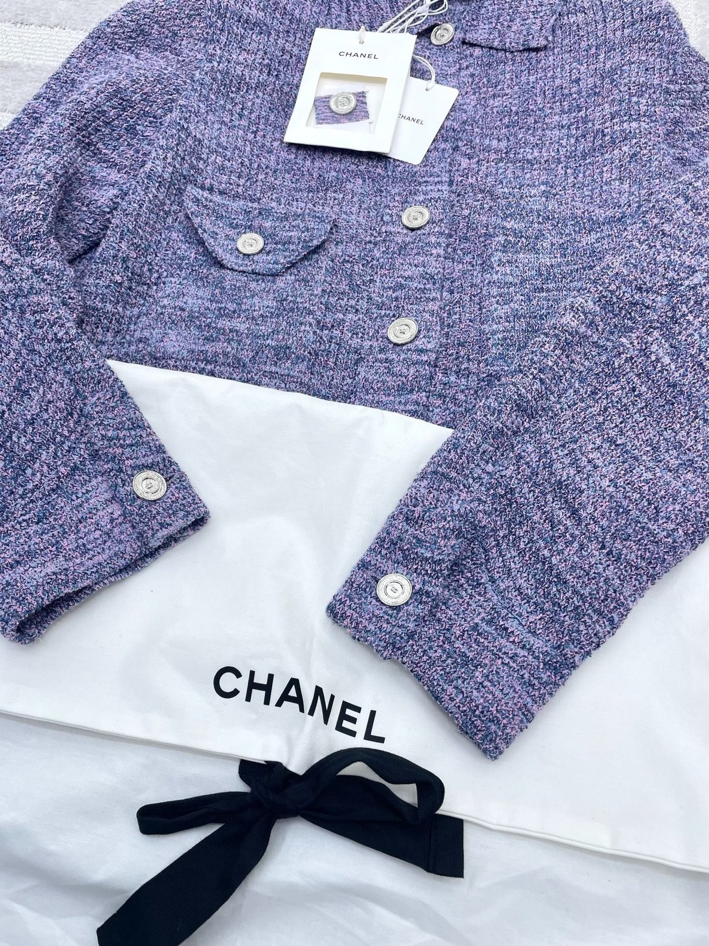 Chanel Chanel 25P Embroidered Knit Cardigan Size XS / US 0-2 / IT 36-38 - 8 Thumbnail