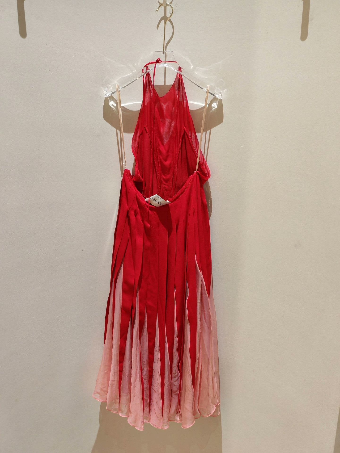 Valentino Valentino Red Halter Open Back Dress Size S / US 4 / IT 40 - 3 Thumbnail
