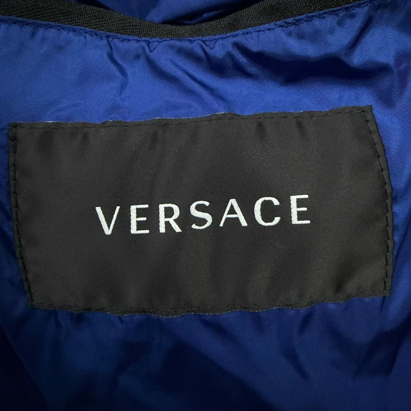 Versace Versace Blue All-Over Print Puffer Jacket Size US M / EU 48-50 / 2 - 5 Thumbnail