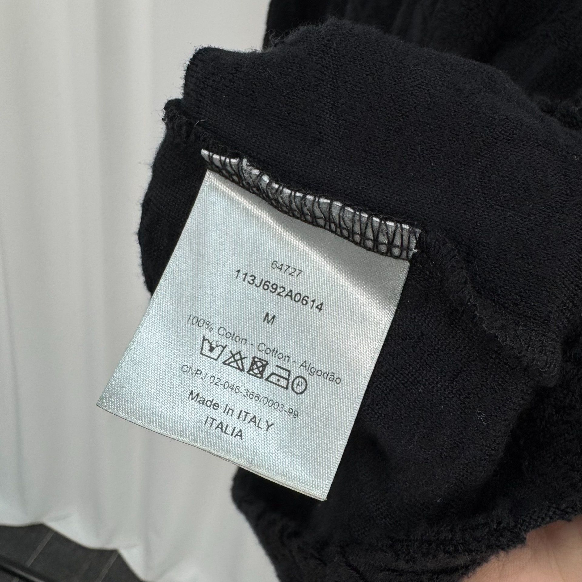Dior Dior Black Monogram Terry Short-Sleeve Size US M / EU 48-50 / 2 - 6 Thumbnail