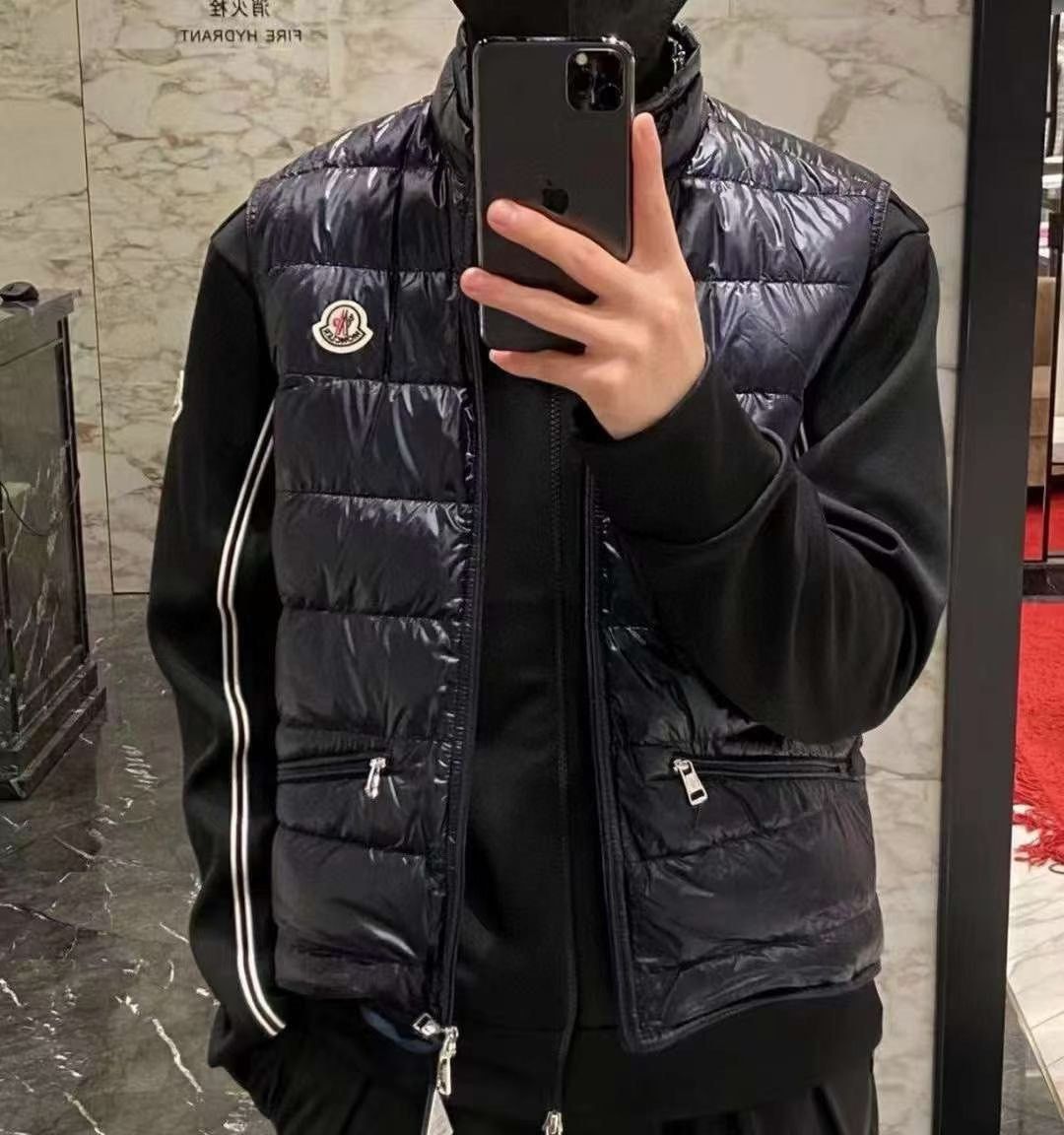 Moncler Moncler Men's Black Down Vest Size US L / EU 52-54 / 3 - 3 Thumbnail