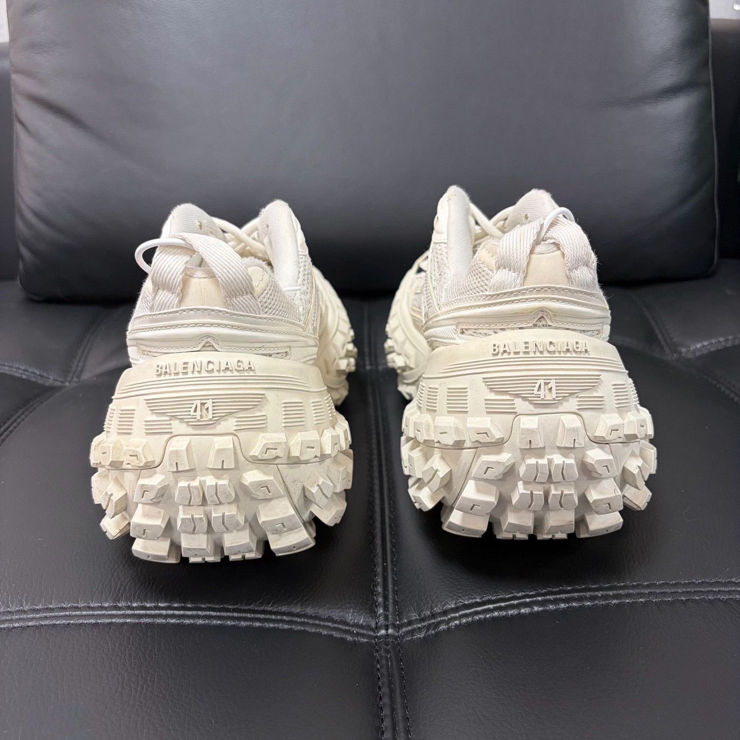 Balenciaga Balenciaga White Casual Thick Sole Shoes Size US 8 / EU 41 - 3 Thumbnail