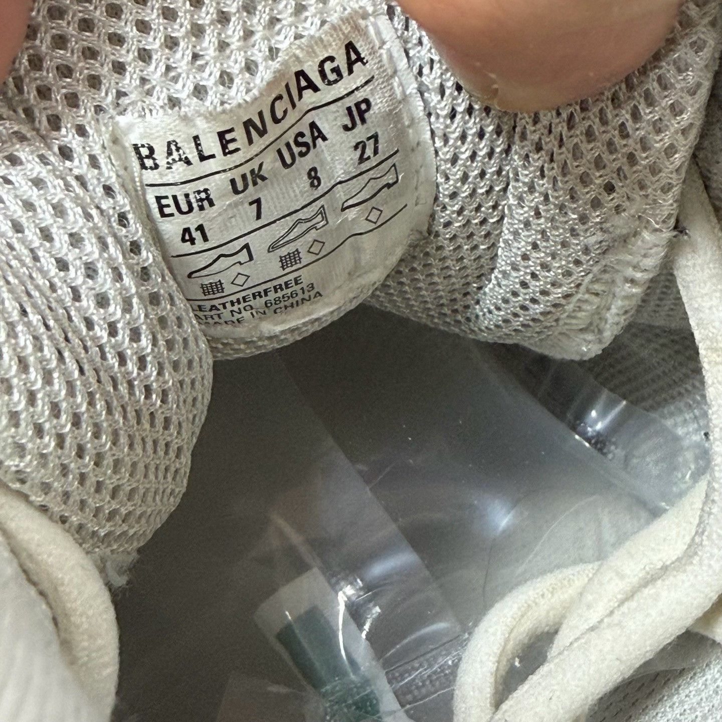Balenciaga Balenciaga White Casual Thick Sole Shoes Size US 8 / EU 41 - 6 Thumbnail
