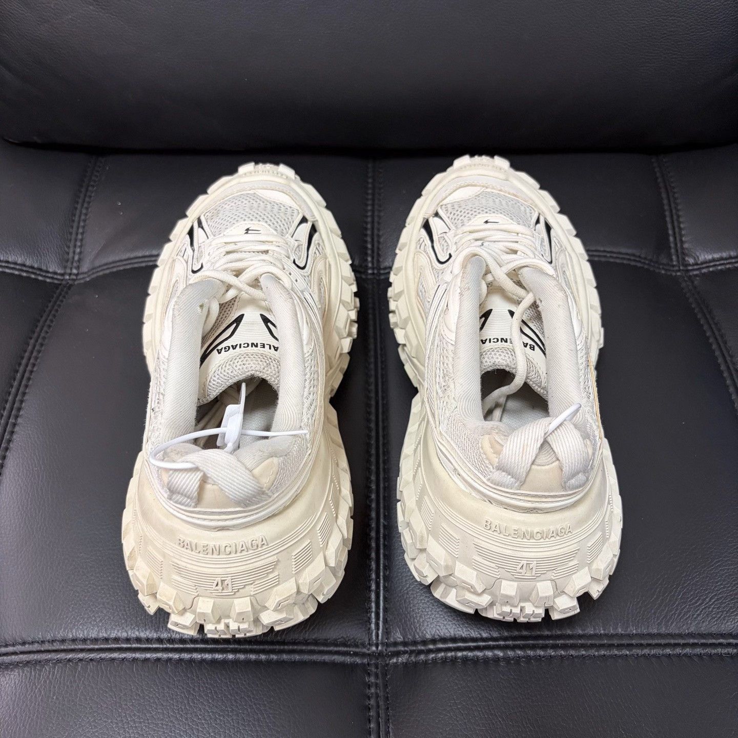 Balenciaga Balenciaga White Casual Thick Sole Shoes Size US 8 / EU 41 - 4 Thumbnail