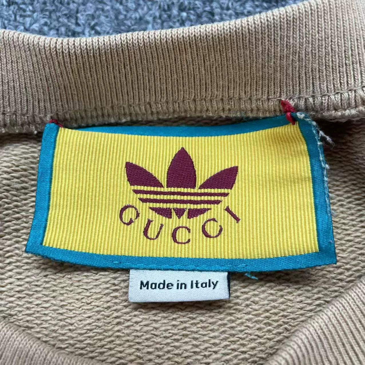 Gucci Gucci x adidas SS22 Logo Crewneck Sweatshirt Size US M / EU 48-50 / 2 - 4 Thumbnail