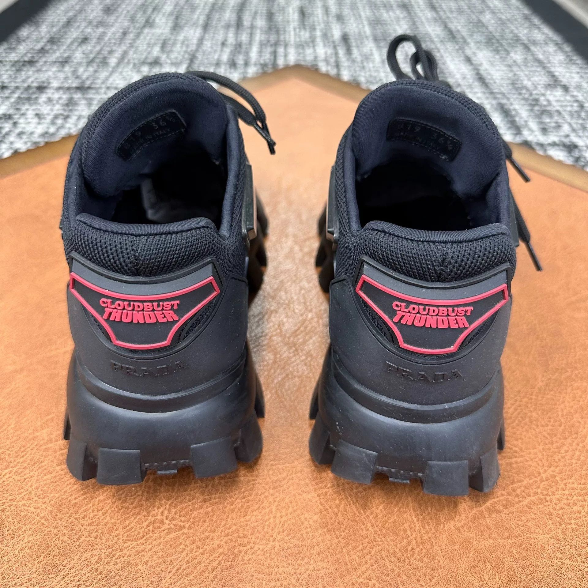 Prada Prada Black Lowtop Sneakers it_36-5 Women Size US 6.5 / IT 36.5 - 4 Thumbnail