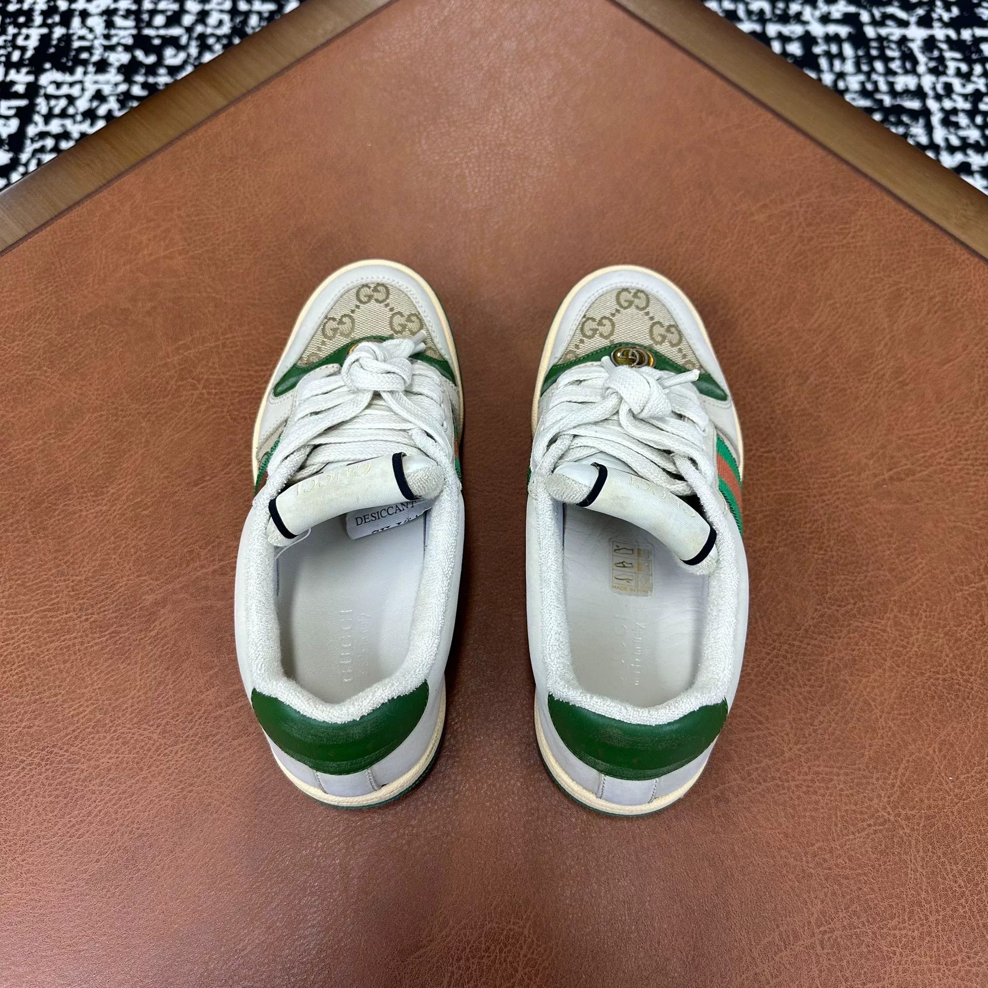 Gucci Gucci Green Lowtop Sneakers it_34-5 Women Size US 4.5 / IT 34.5 - 5 Thumbnail