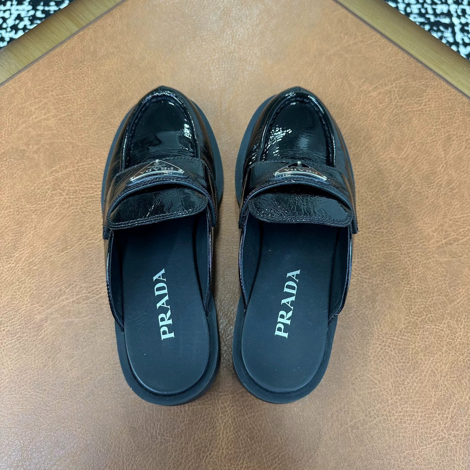 Prada Prada Patent Sandals it_37-5 Women Size US 7.5 / IT 37.5 - 3 Thumbnail