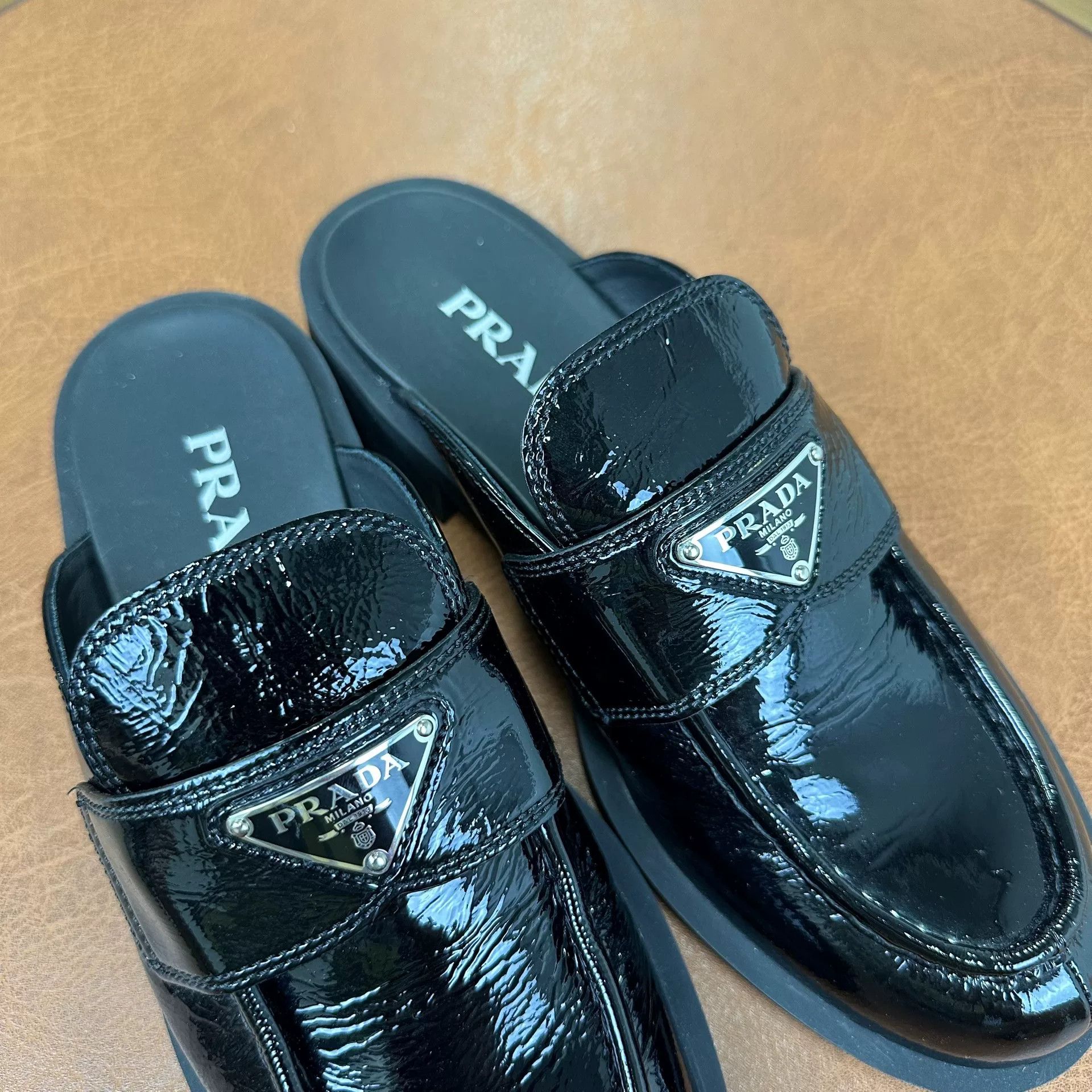 Prada Prada Patent Sandals it_37-5 Women Size US 7.5 / IT 37.5 - 4 Thumbnail