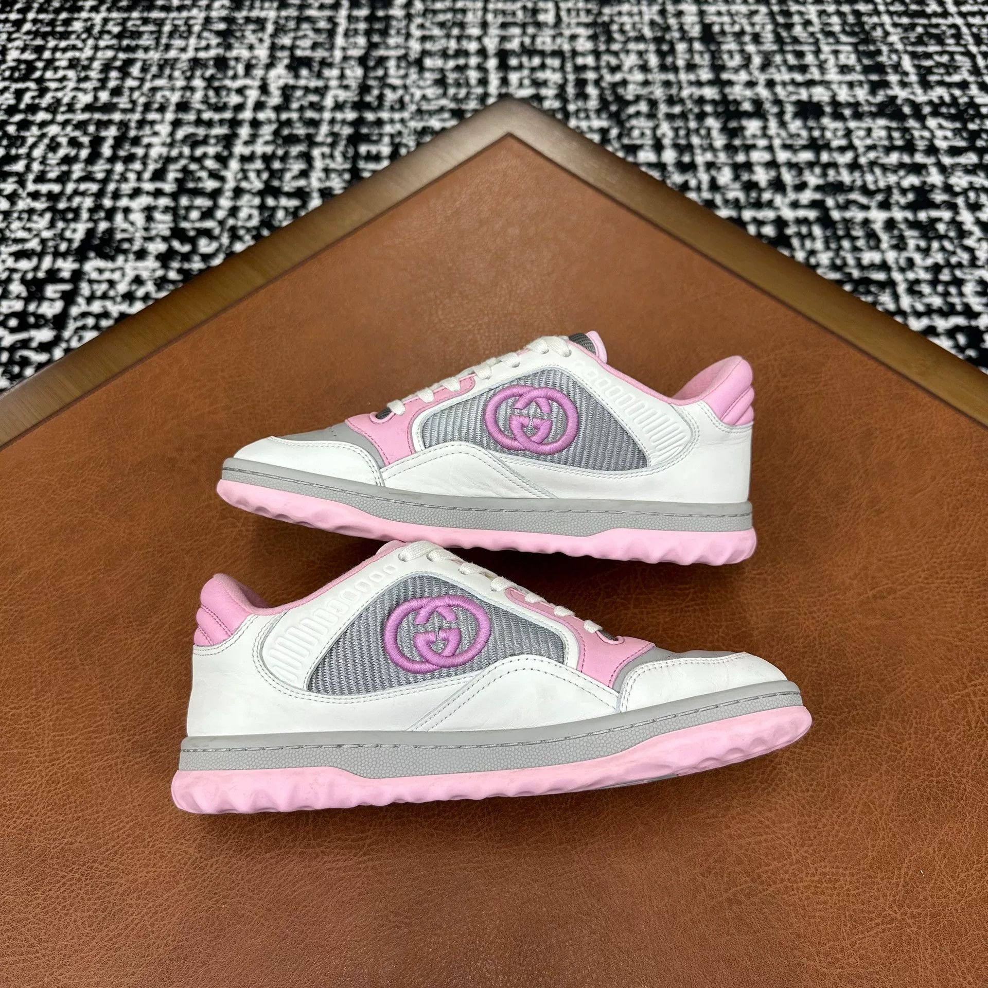 Gucci Gucci Casual Pink Lowtop Sneakers it_35-5 Women Size US 5.5 / IT 35.5 - 6 Thumbnail