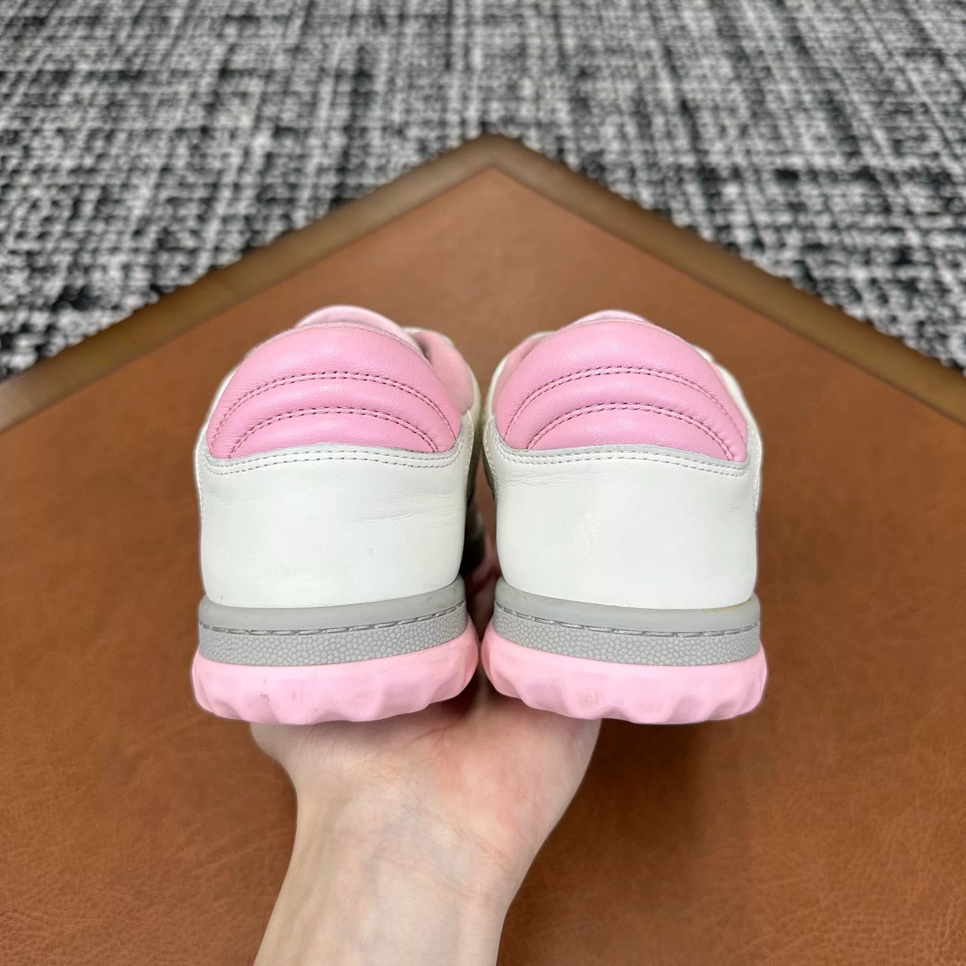 Gucci Gucci Casual Pink Lowtop Sneakers it_35-5 Women Size US 5.5 / IT 35.5 - 7 Thumbnail