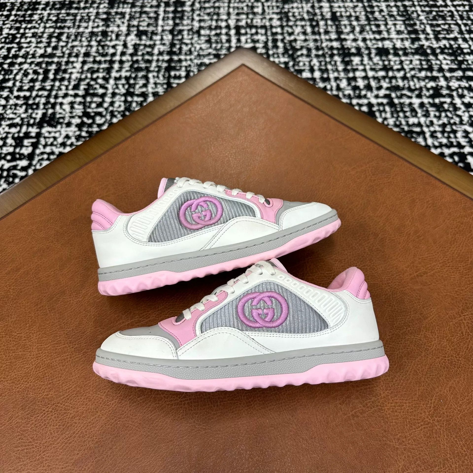 Gucci Gucci Casual Pink Lowtop Sneakers it_35-5 Women Size US 5.5 / IT 35.5 - 5 Thumbnail