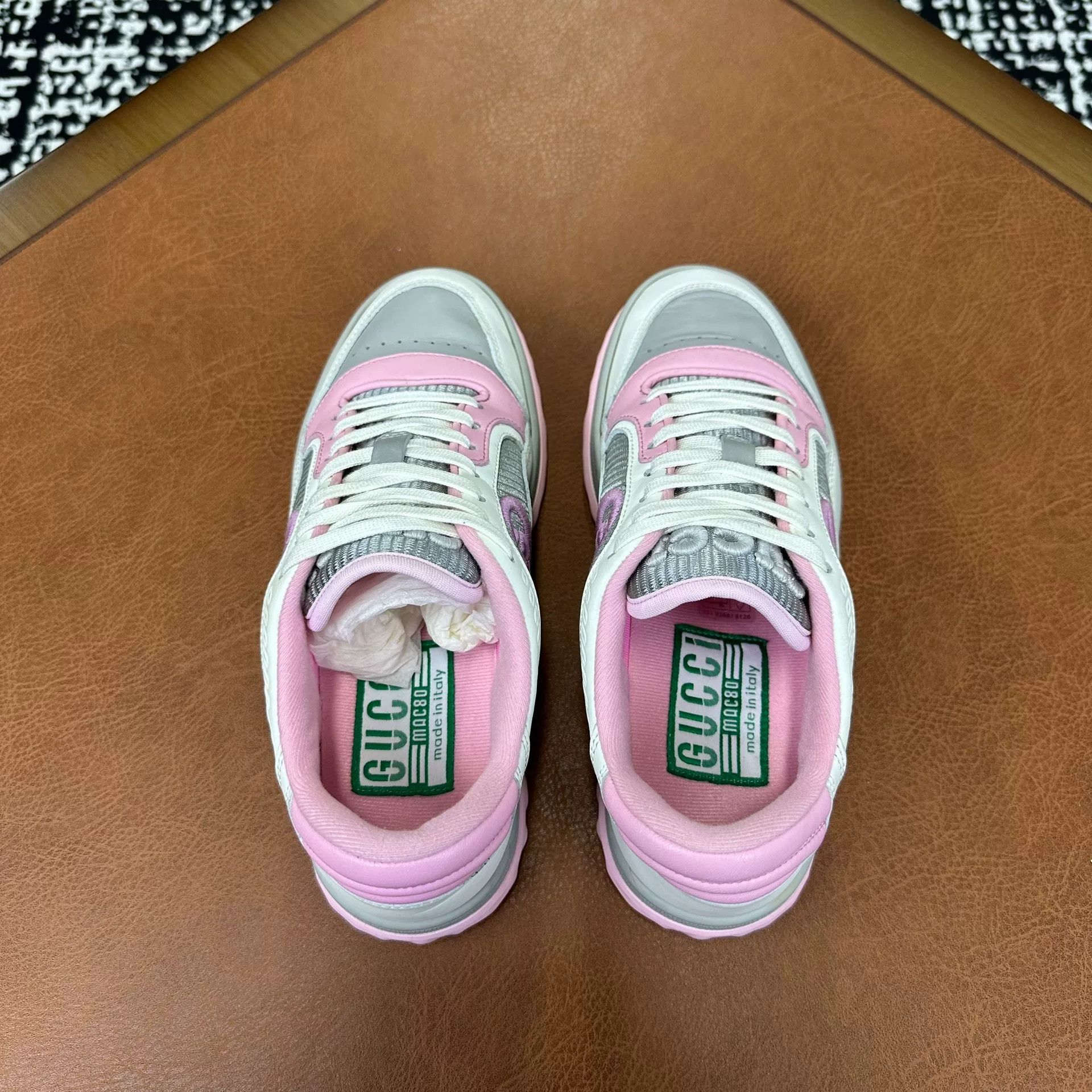 Gucci Gucci Casual Pink Lowtop Sneakers it_35-5 Women Size US 5.5 / IT 35.5 - 3 Thumbnail