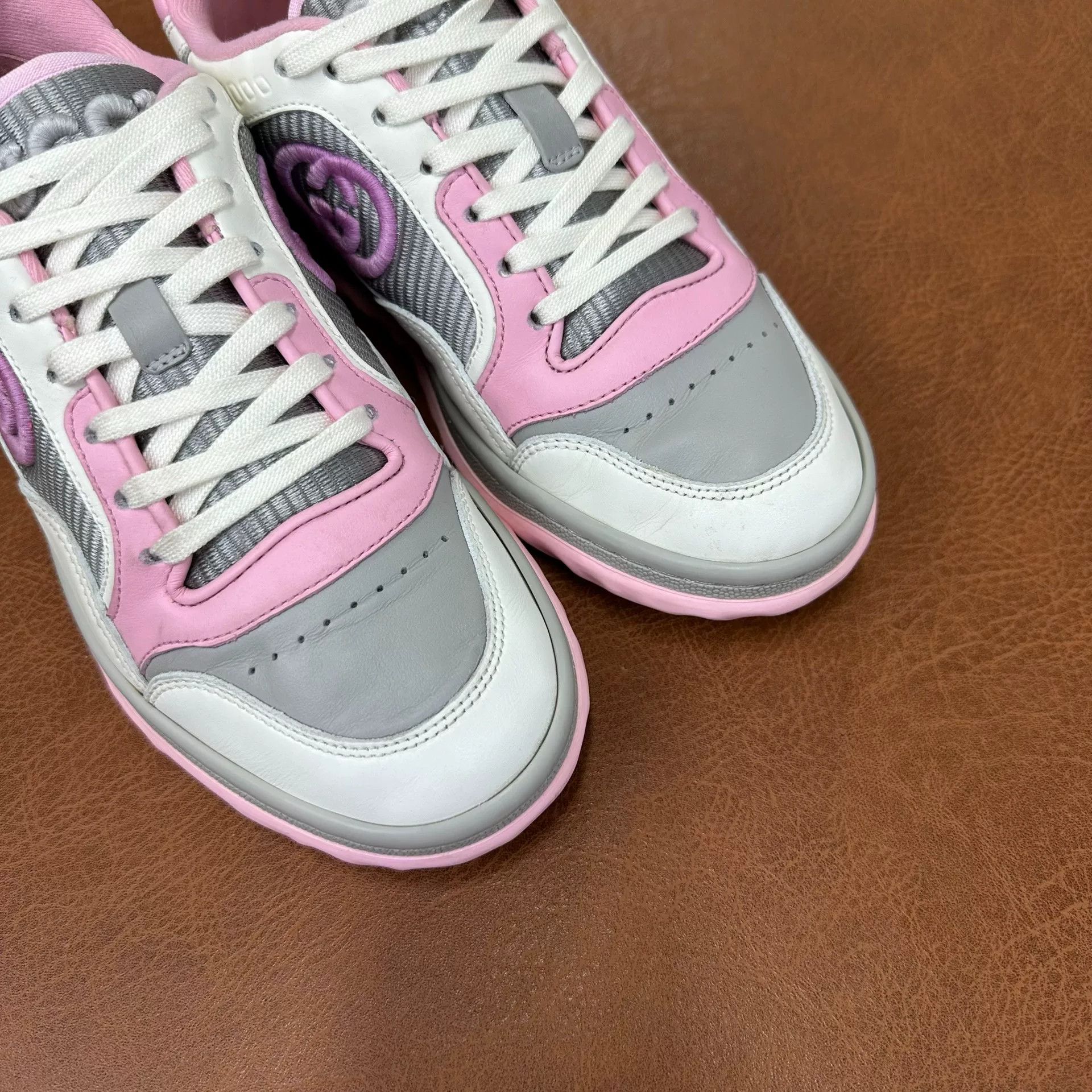 Gucci Gucci Casual Pink Lowtop Sneakers it_35-5 Women Size US 5.5 / IT 35.5 - 4 Thumbnail