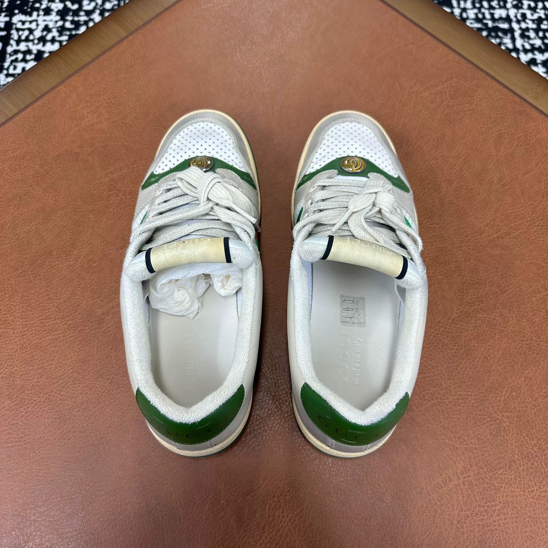 Gucci Gucci Green Lowtop Sneakers 7 Men Size US 7 / EU 40 - 4 Thumbnail