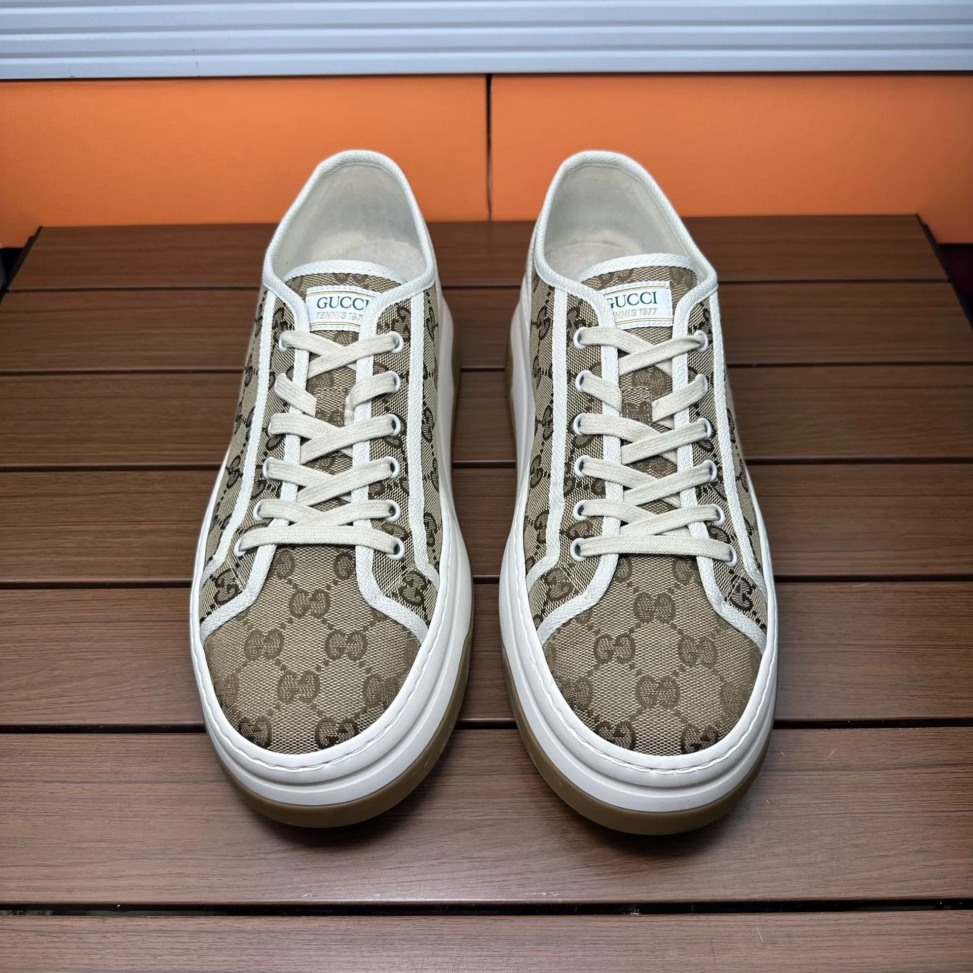 Gucci Gucci Casual Brown Lowtop Sneakers 12 Men Size US 12 / EU 45 - 4 Thumbnail