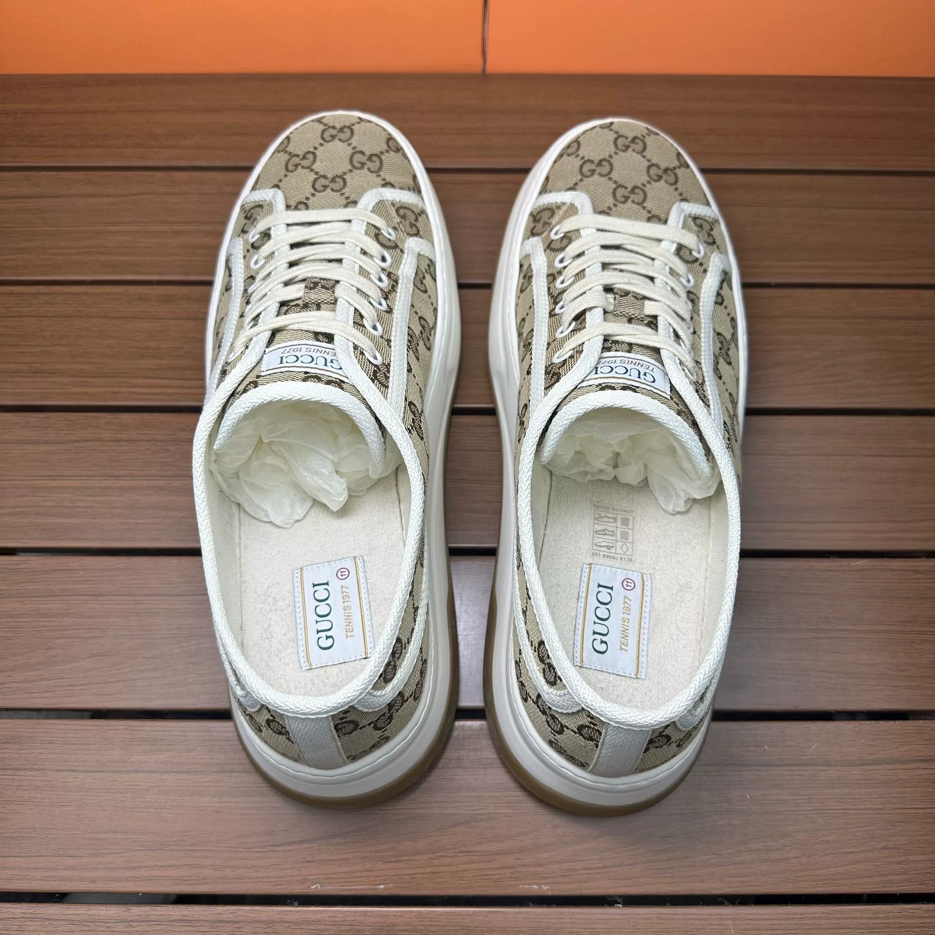 Gucci Gucci Casual Brown Lowtop Sneakers 12 Men Size US 12 / EU 45 - 5 Thumbnail