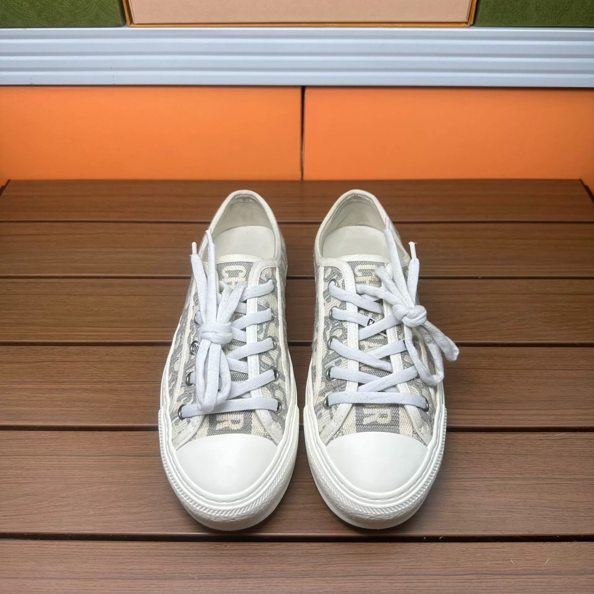 Dior Dior Gray Lowtop Sneakers it_36 Women Size US 6 / IT 36 - 4 Thumbnail